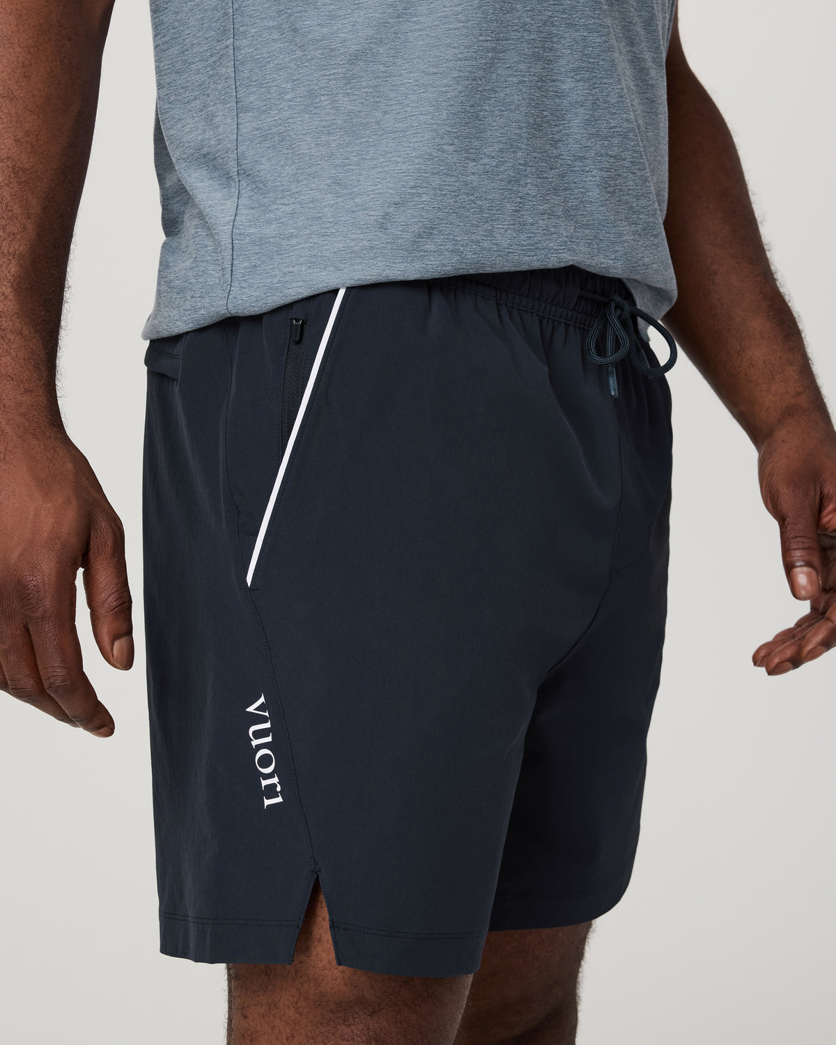Men Vuori Crosscourt Short Unlined 7" Men's Navy Tennis Shorts