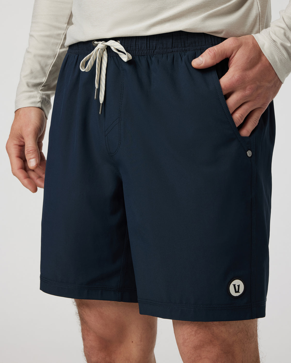 Men Vuori Kore Short Unlined 7" Ink Unlined Athletic Shorts