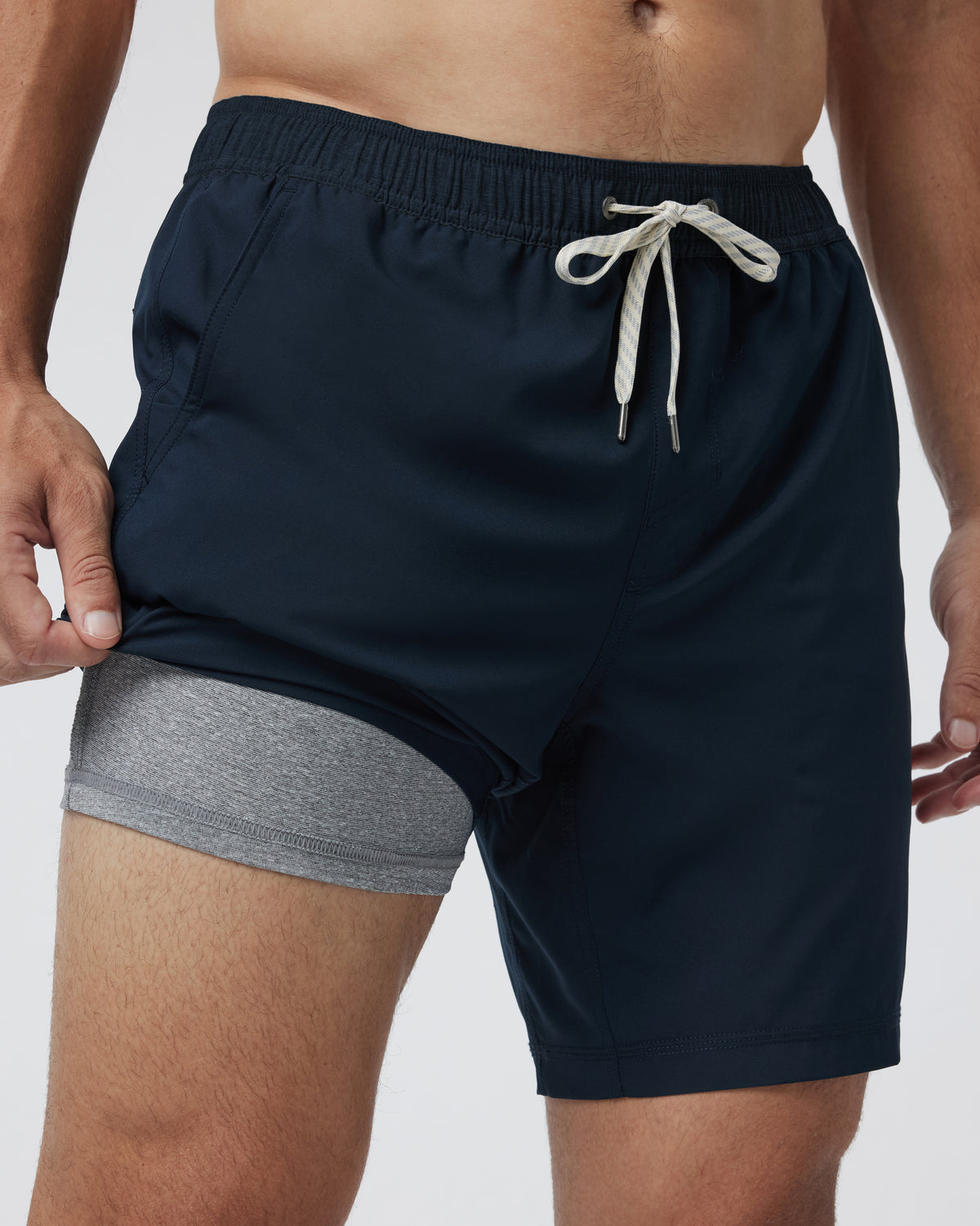 Men Vuori Kore Short Lined 7" Men's Ink Athletic Shorts