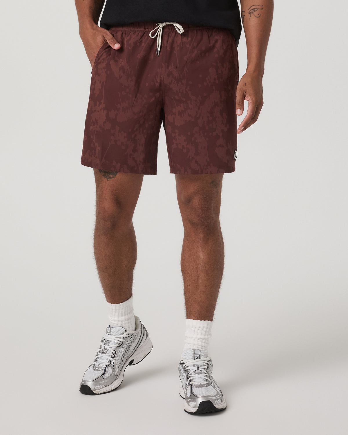 Men Vuori Kore Short Lined 7" Men's Dark Burnt Sienna Earth Shorts