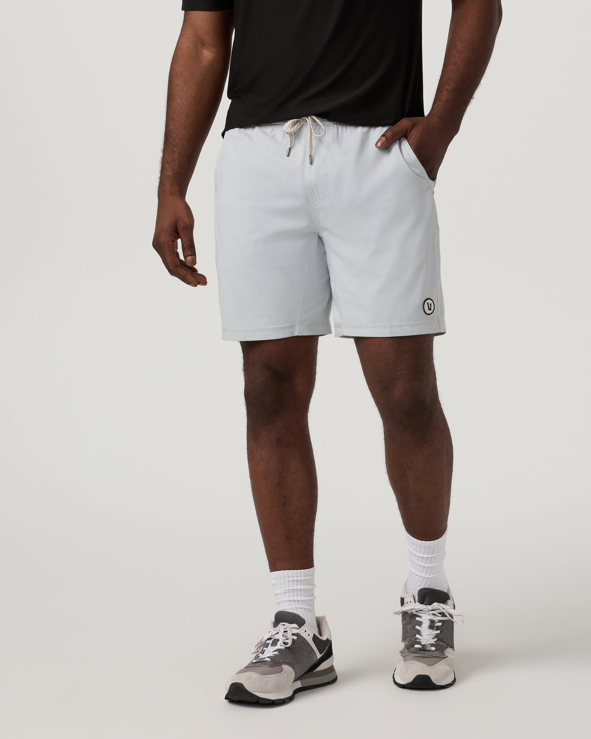 Men Vuori Kore Short Lined 7" Men's Sky Grey Athletic Shorts