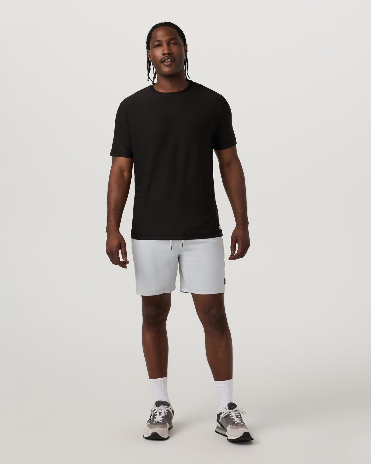 Men Vuori Kore Short Lined 7" Men's Sky Grey Athletic Shorts