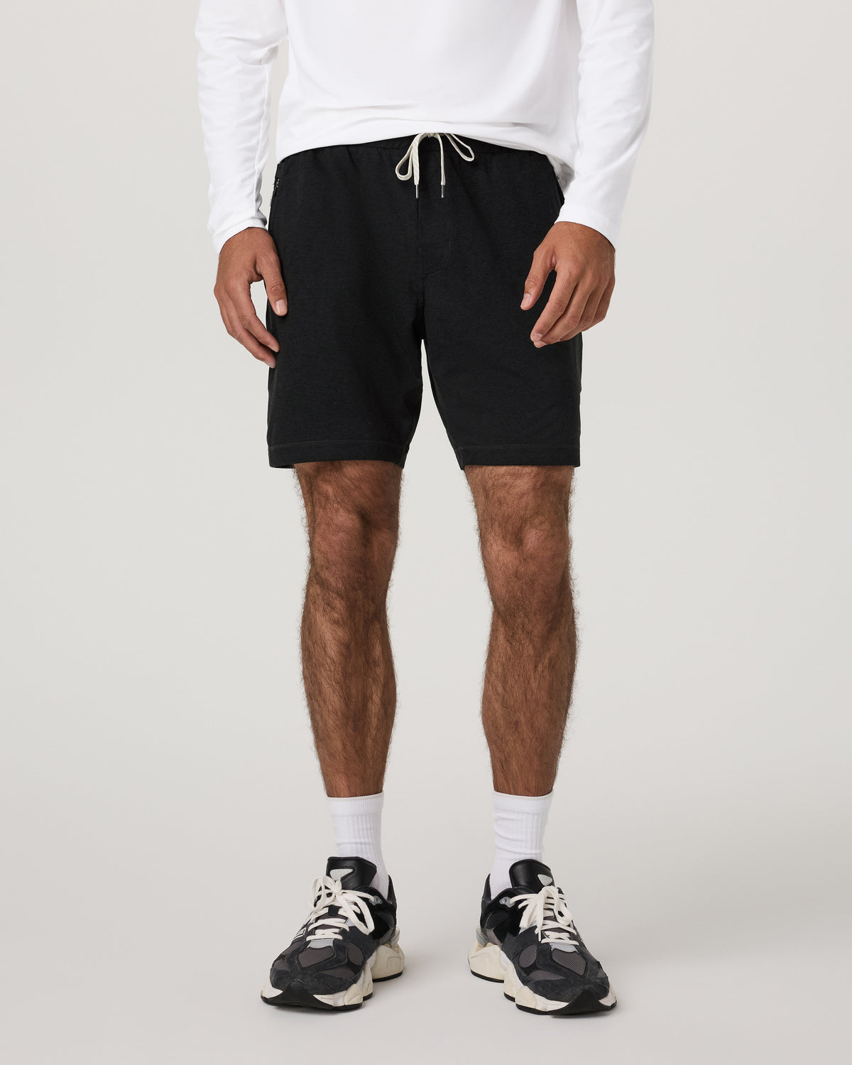Men Vuori Ponto Performance Short 7" Black Heather