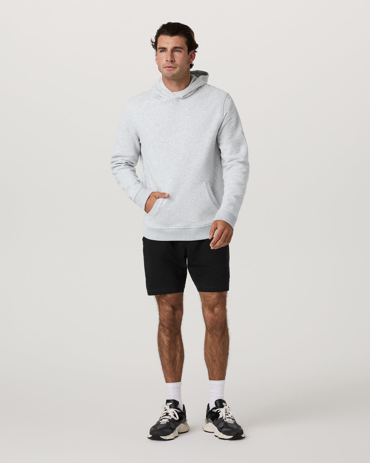 Men Vuori Ponto Performance Short 7" Black Heather