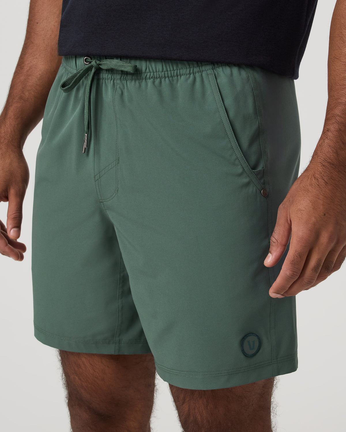 Men Vuori Kore Short Unlined 7" Men's Agate Green Tonal Shorts