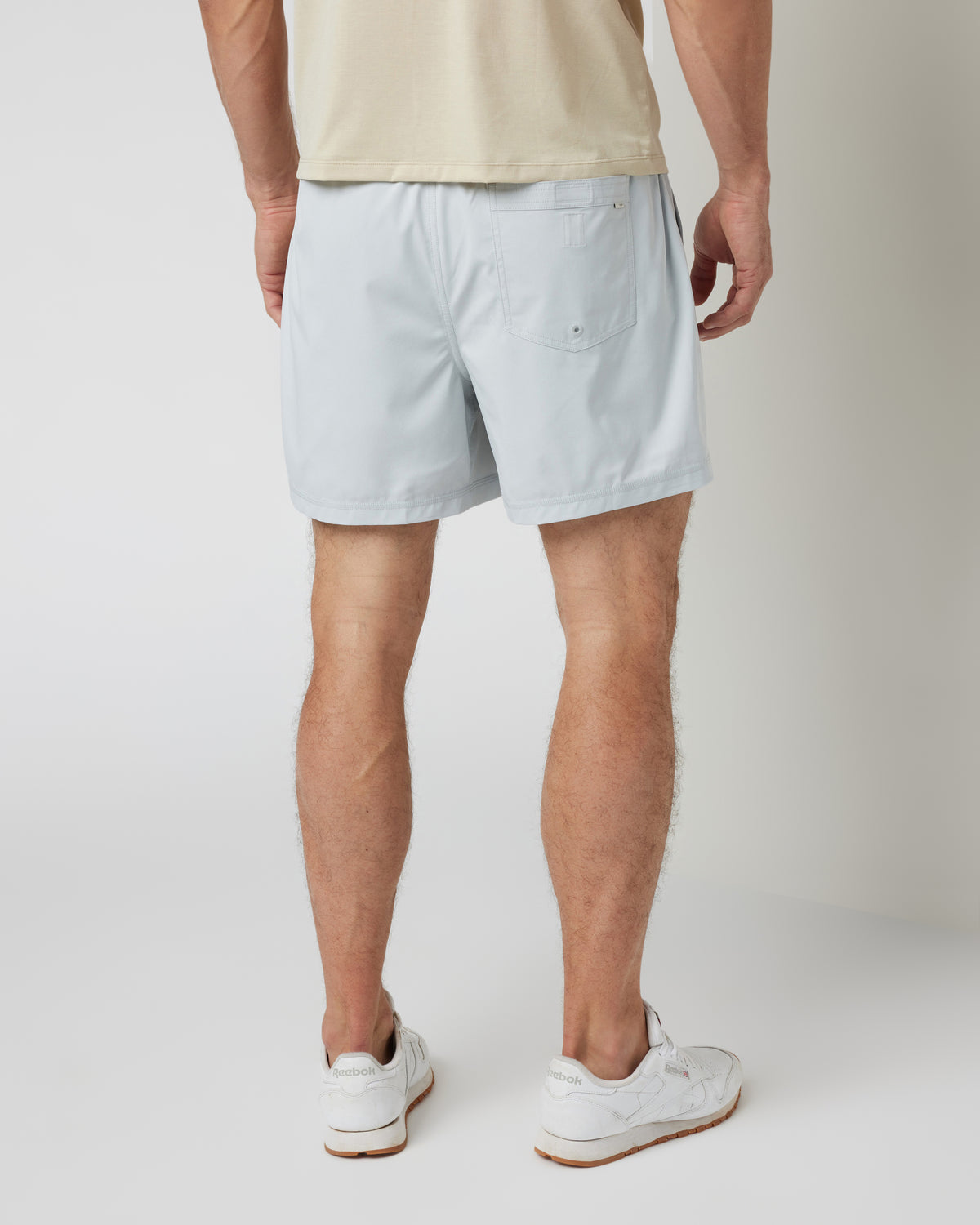 Men Vuori Kore Short Lined 5" Men's Sky Grey Athletic Shorts