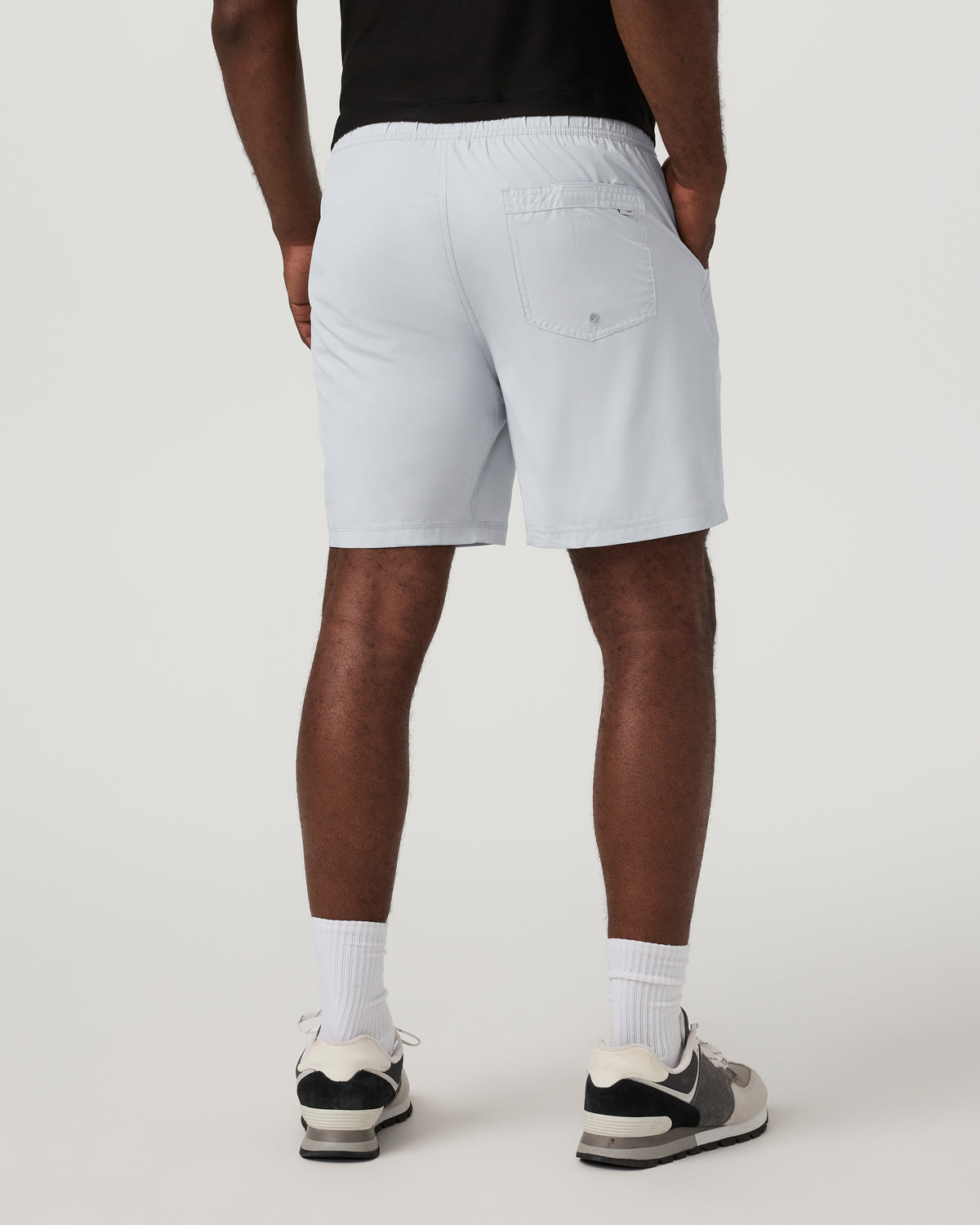 Men Vuori Kore Short Unlined 7" Sky Grey Unlined Athletic Shorts