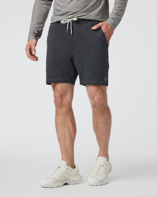 Men Vuori Ponto Short Men's Charcoal Grey Jogger Shorts