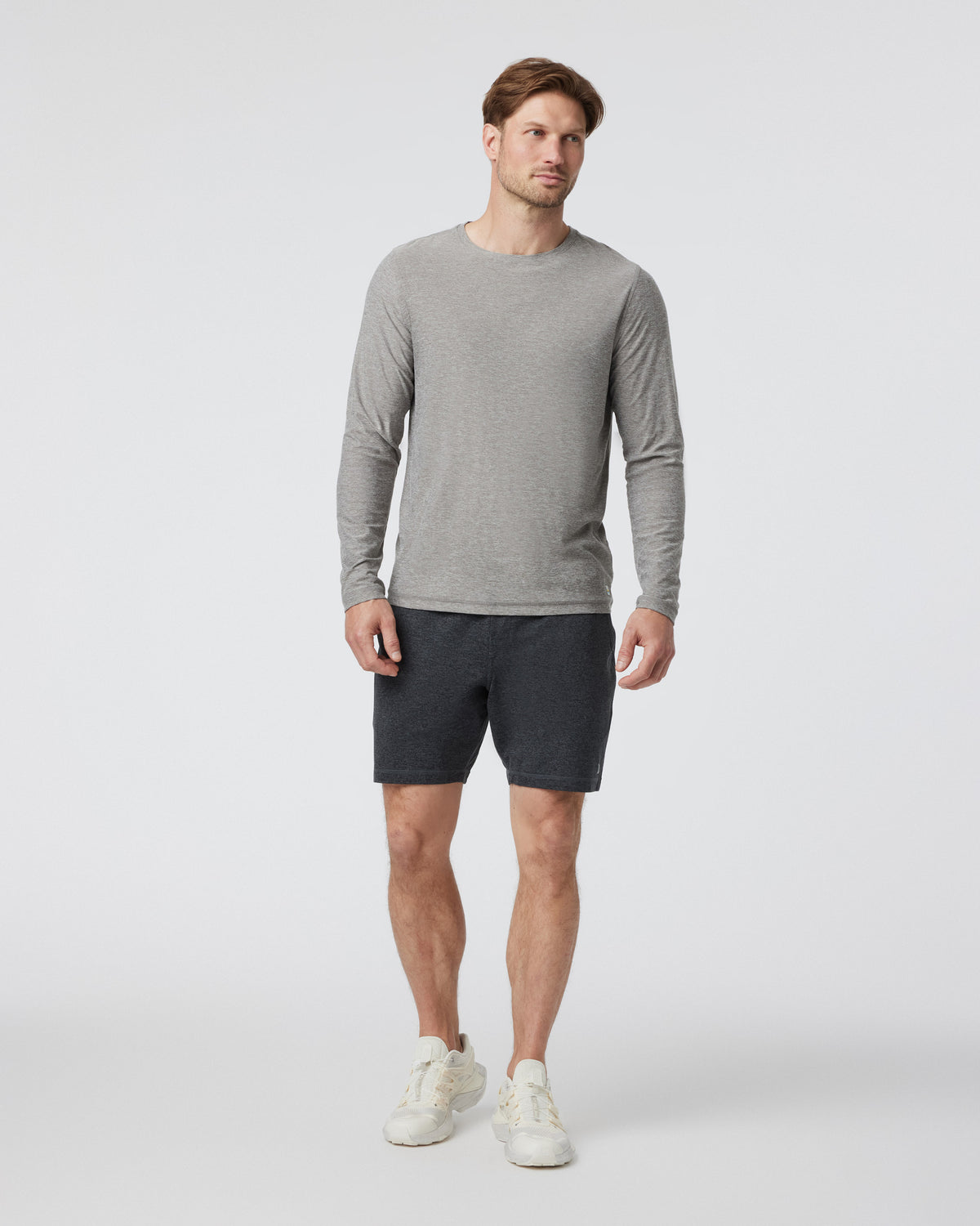 Men Vuori Ponto Short Men's Charcoal Grey Jogger Shorts