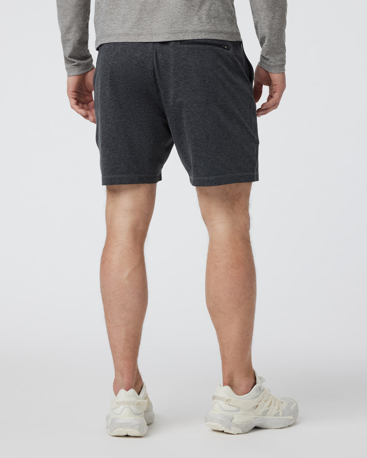 Men Vuori Ponto Short Men's Charcoal Grey Jogger Shorts