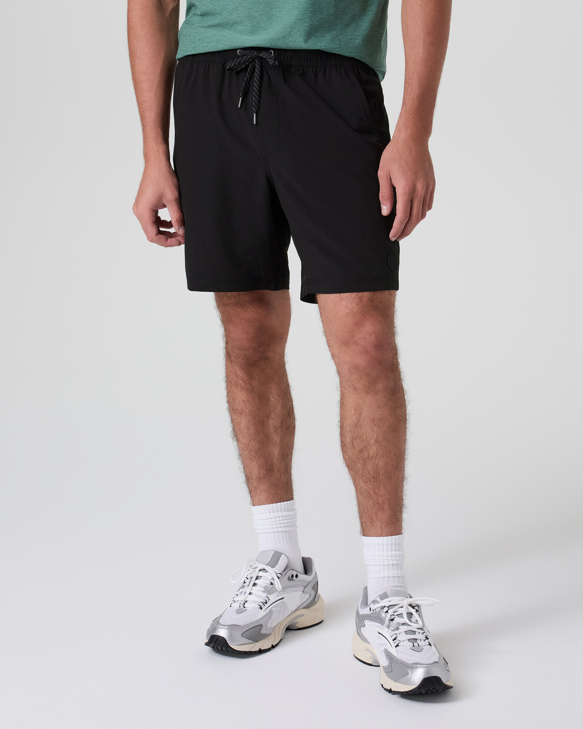 Men Vuori Kore Short Lined 7" Men's Black Tonal Athletic Shorts