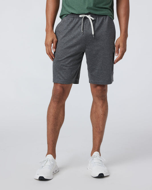 Men Vuori Sunday Performance Short Charcoal Heather