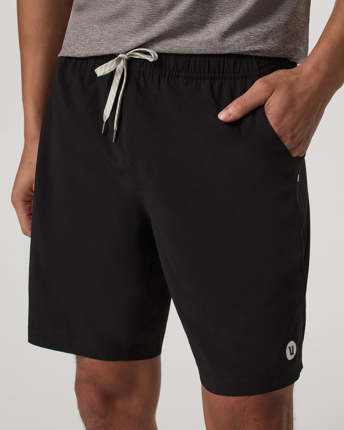 Men Vuori Kore Short Unlined 9" Men's Black Athletic Shorts