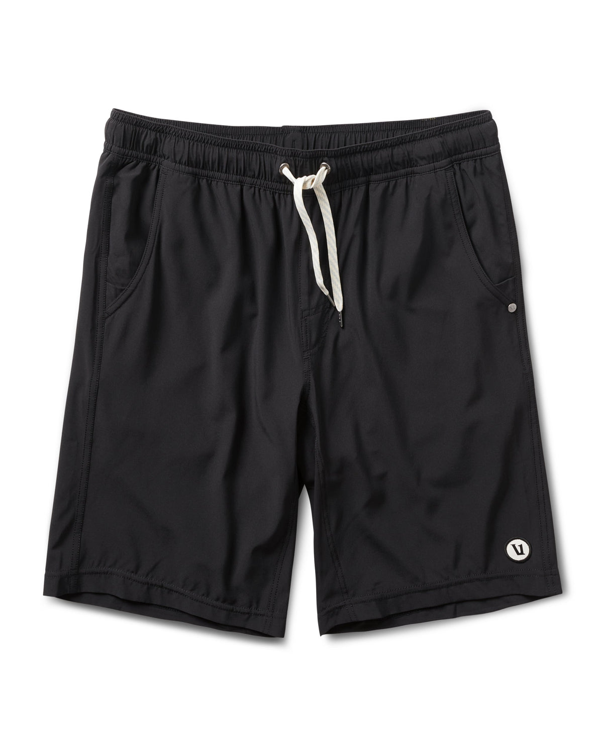 Men Vuori Kore Short Lined 9" Men's Black Shorts 9 Inch Inseam