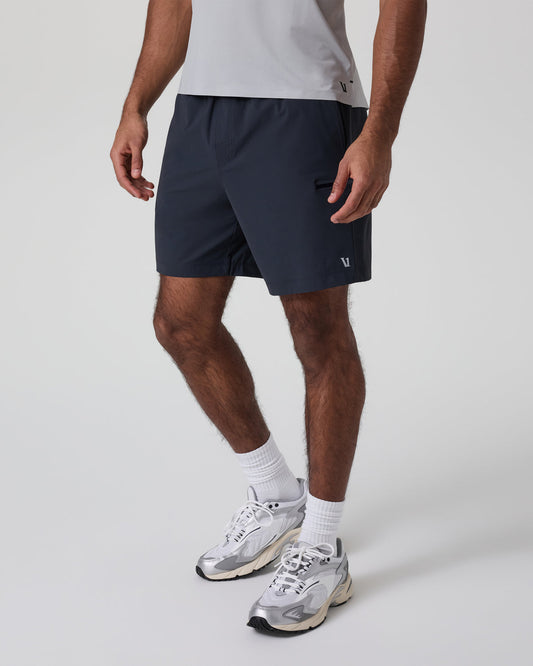 Men Vuori Fleet Sport Short Unlined Classic Fit 7" Navy