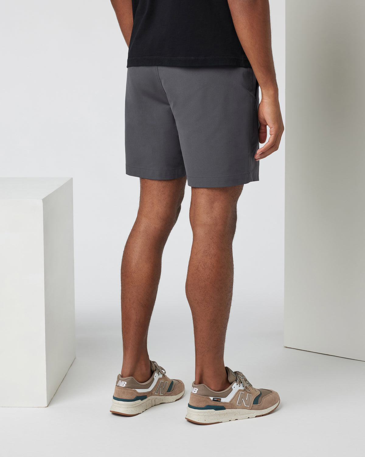 Men Vuori Meta Short 6" Men's Charcoal Chino Shorts