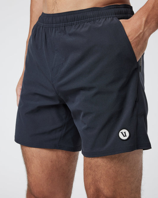 Men Vuori Maverick Volley Short Men's Black Hybrid Shorts