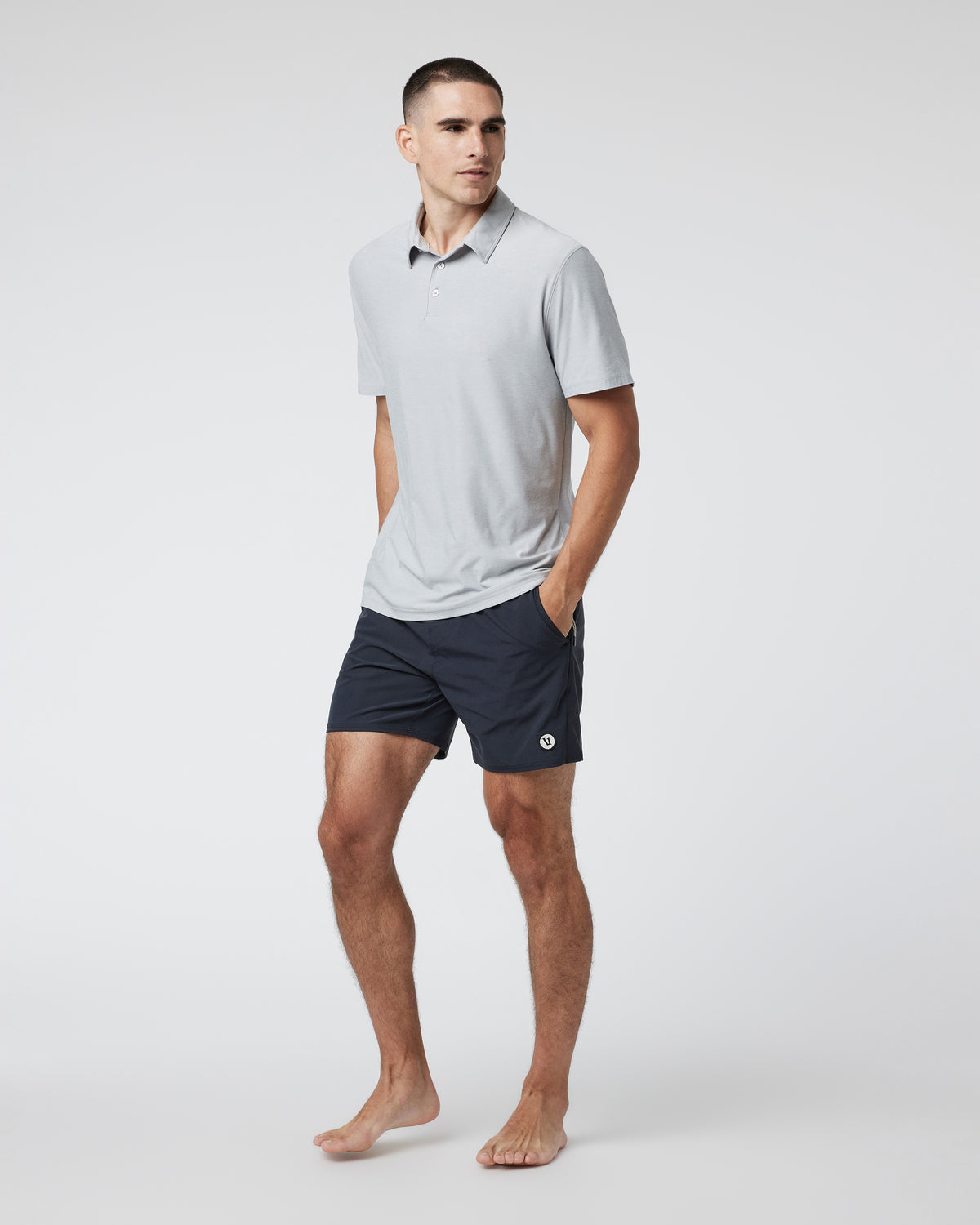 Men Vuori Maverick Volley Short Men's Black Hybrid Shorts