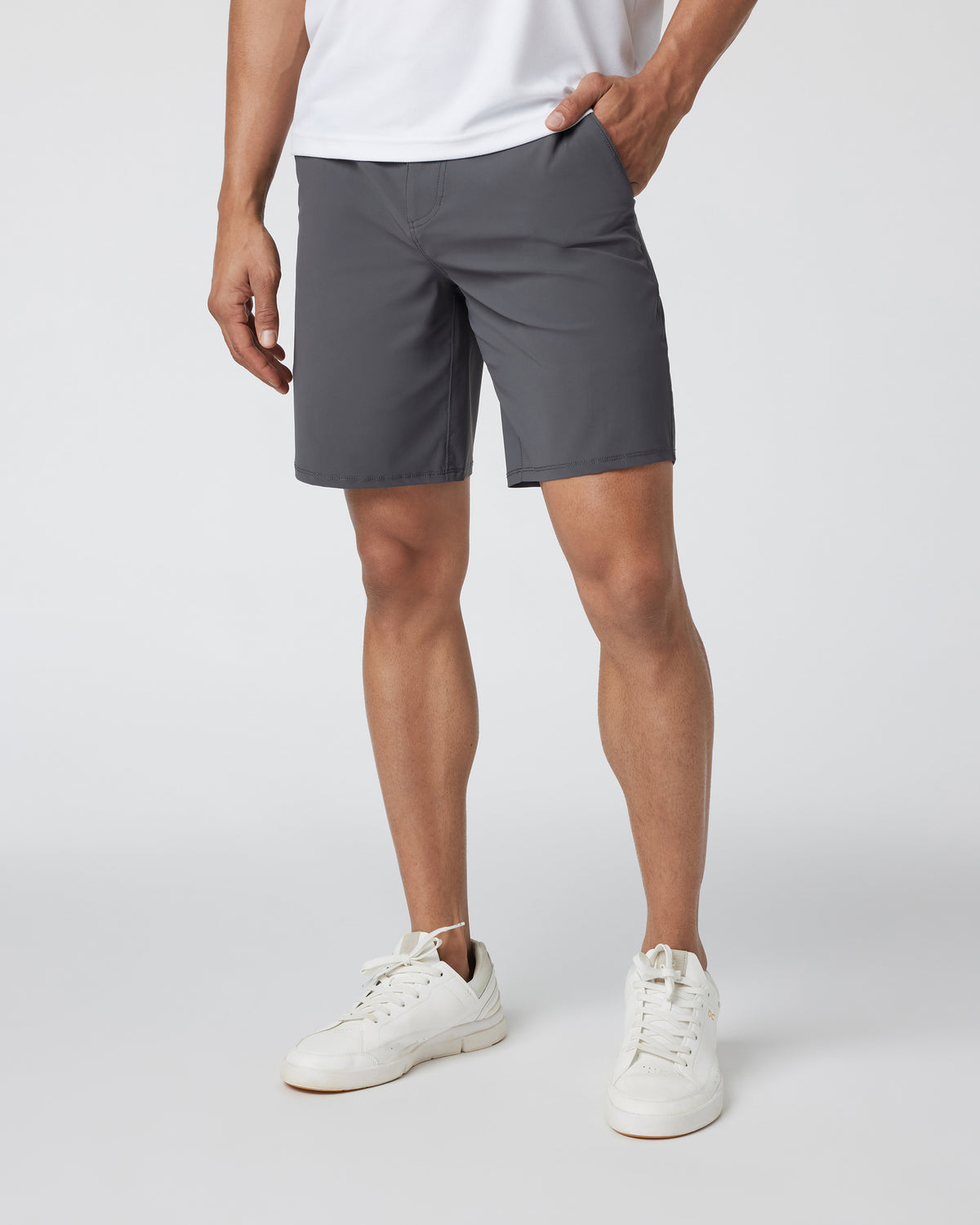 Men Vuori Meta Short Men's Charcoal Grey Chino Shorts