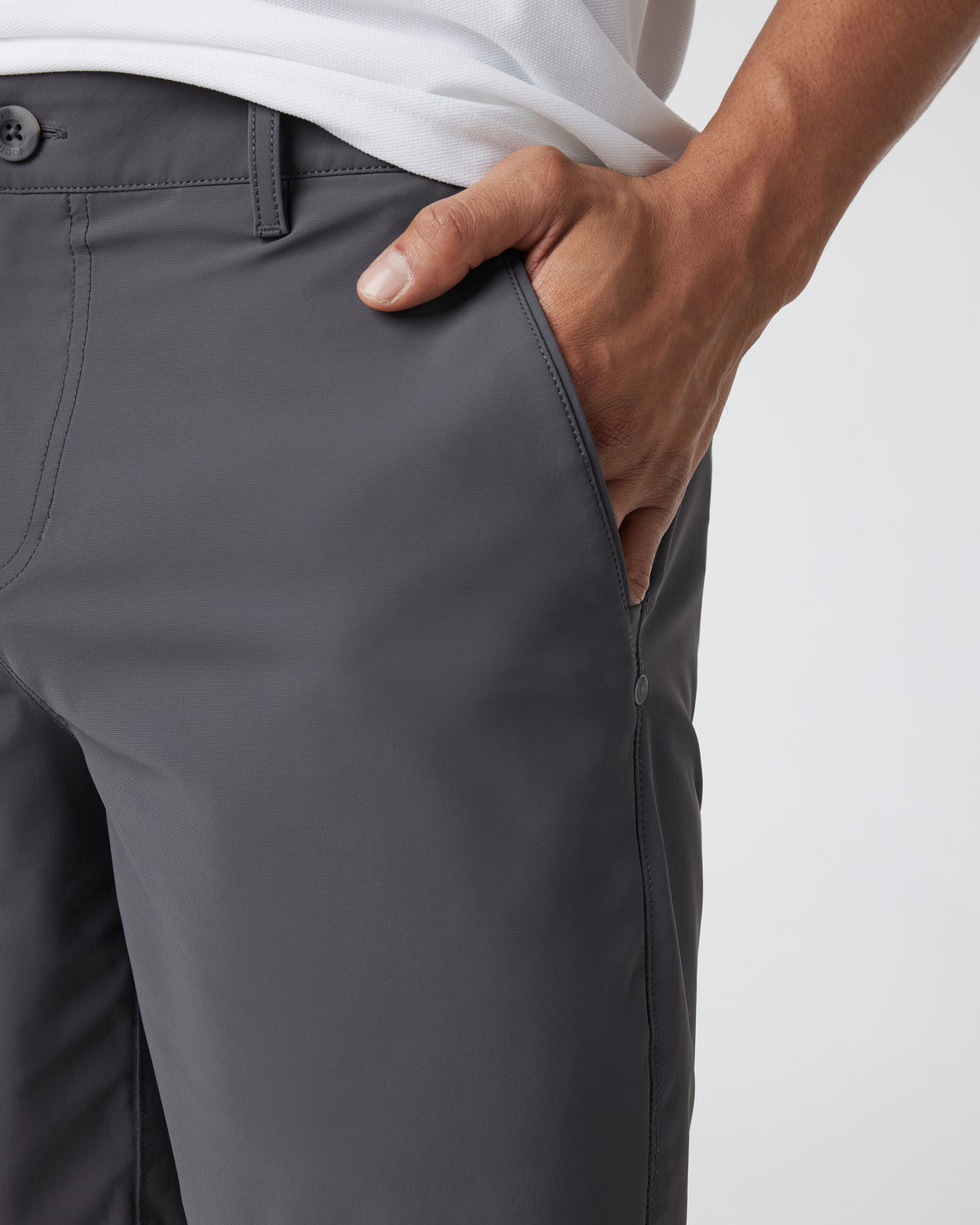 Men Vuori Meta Short Men's Charcoal Grey Chino Shorts