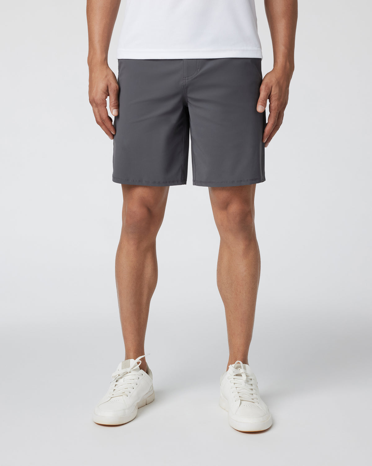 Men Vuori Meta Short Men's Charcoal Grey Chino Shorts