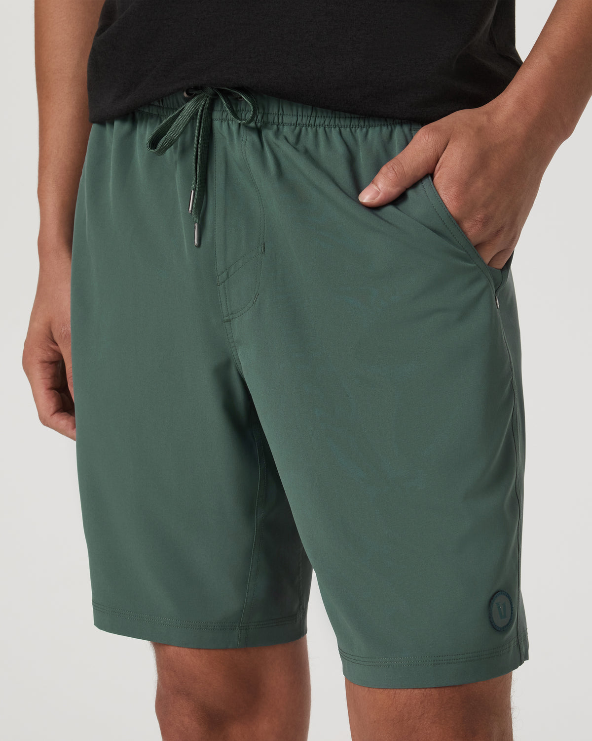Men Vuori Kore Short Unlined 9" Men's Agate Green Tonal Shorts