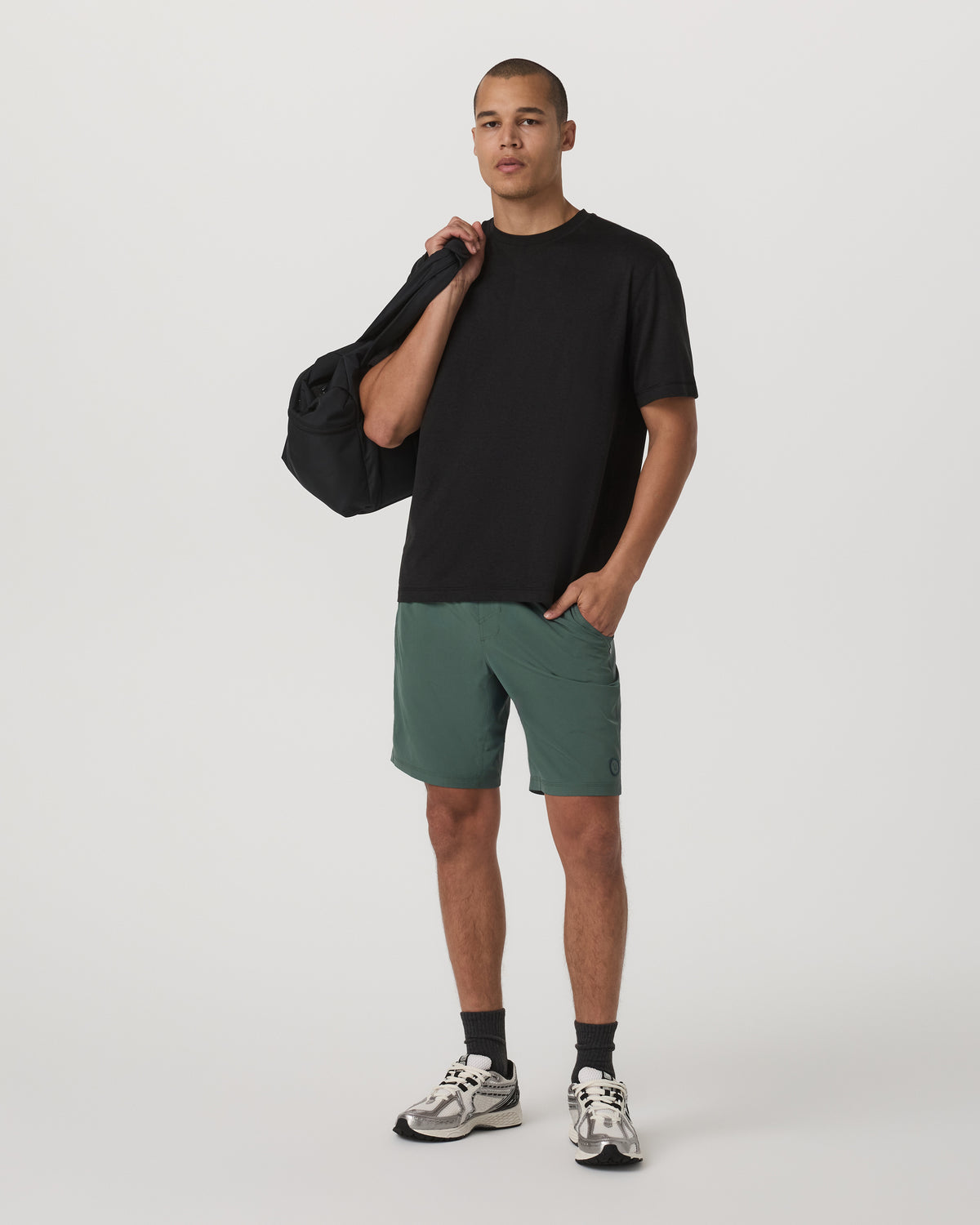 Men Vuori Kore Short Unlined 9" Men's Agate Green Tonal Shorts