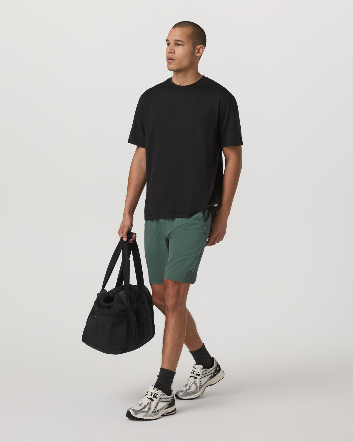 Men Vuori Kore Short Unlined 9" Men's Agate Green Tonal Shorts