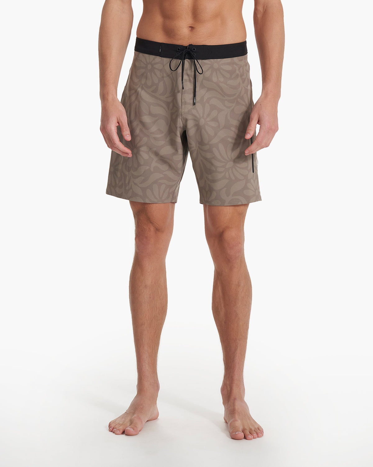 Men Vuori Infinity Boardshort Men's Taupe Big Samba Boardshorts