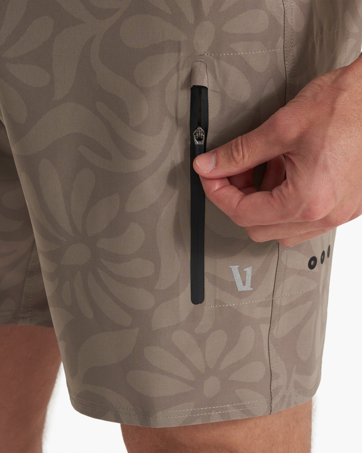 Men Vuori Infinity Boardshort Men's Taupe Big Samba Boardshorts