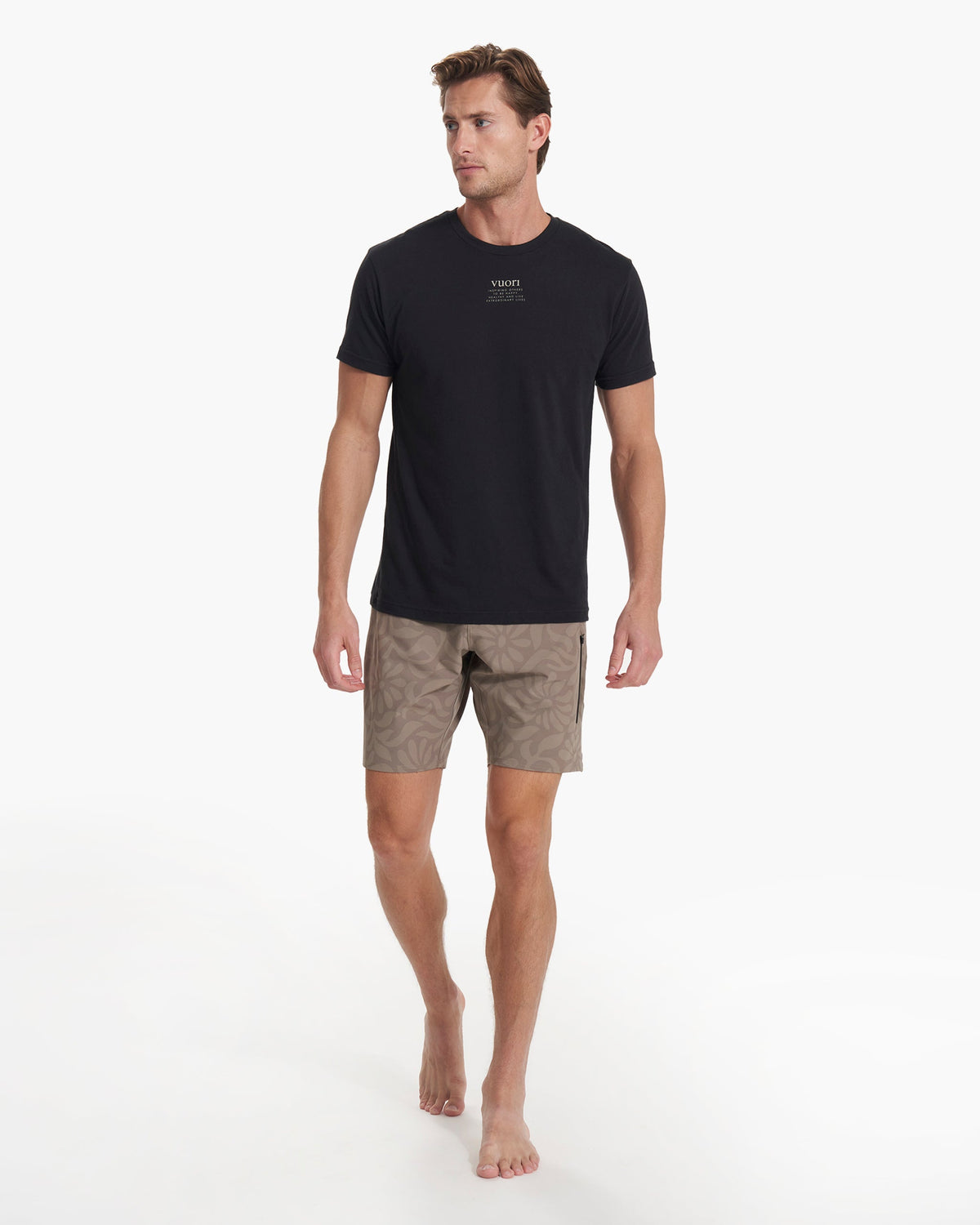 Men Vuori Infinity Boardshort Men's Taupe Big Samba Boardshorts