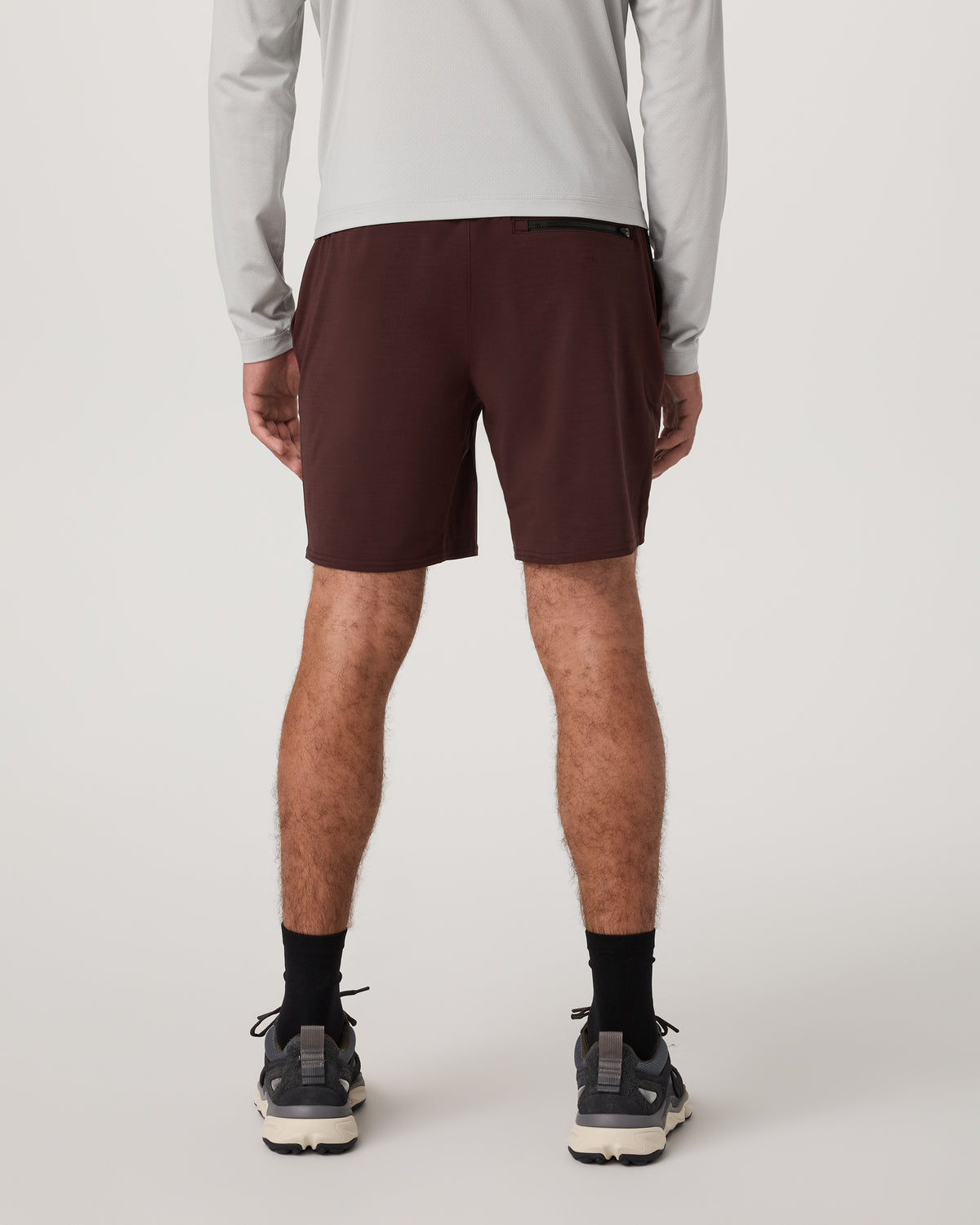 Men Vuori Elevate Kore Short Lined 7" Men's Burgundy Shorts