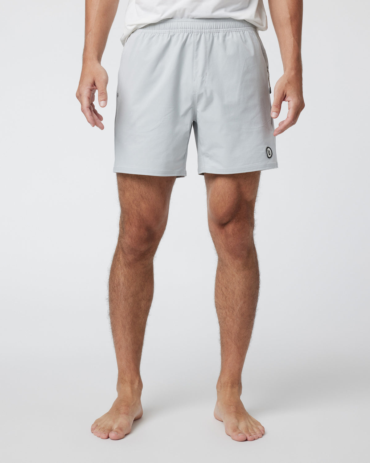 Men Vuori Maverick Volley Short Men's Sky Grey Hybrid Shorts