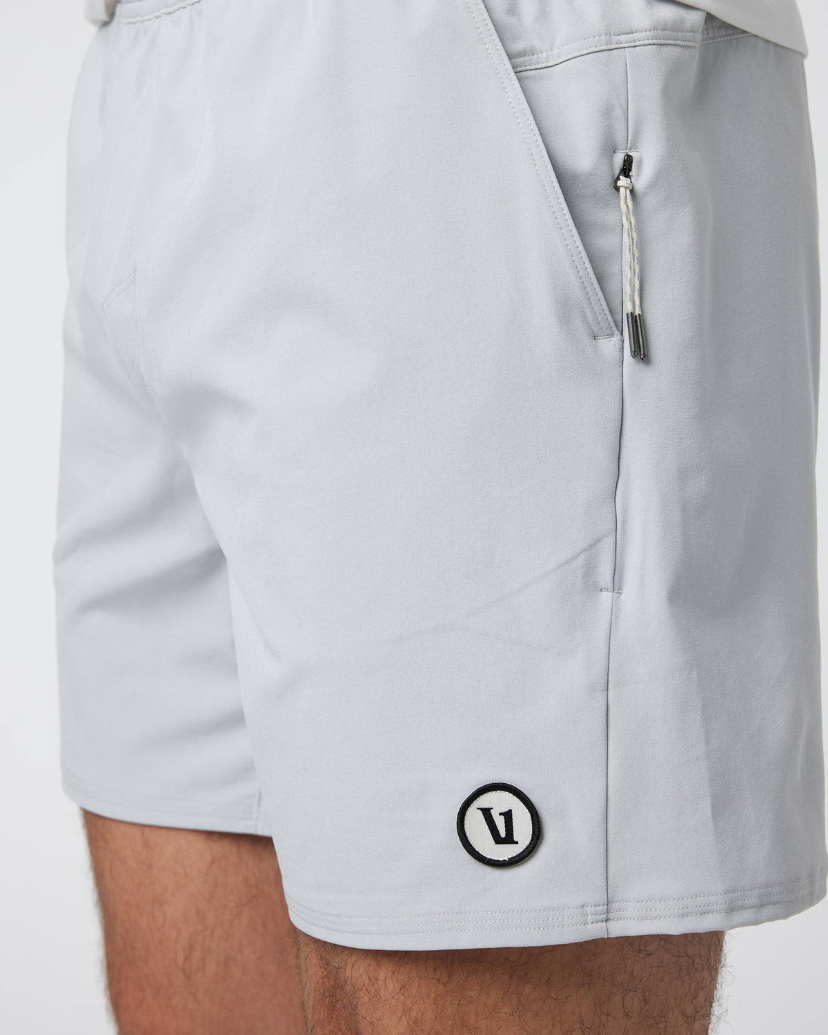 Men Vuori Maverick Volley Short Men's Sky Grey Hybrid Shorts