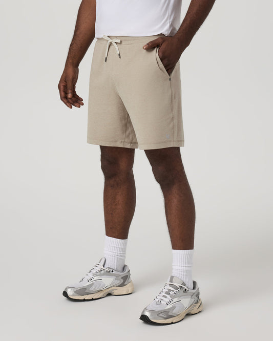 Men Vuori Ponto Performance Short 7" Men's Truffle Heather Shorts