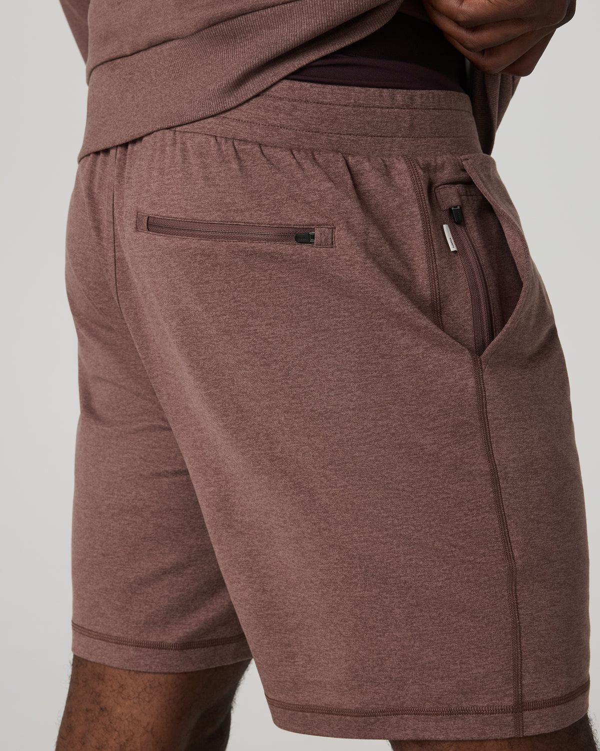 Men Vuori Ponto Performance Short 7" Men's Sable Heather Shorts