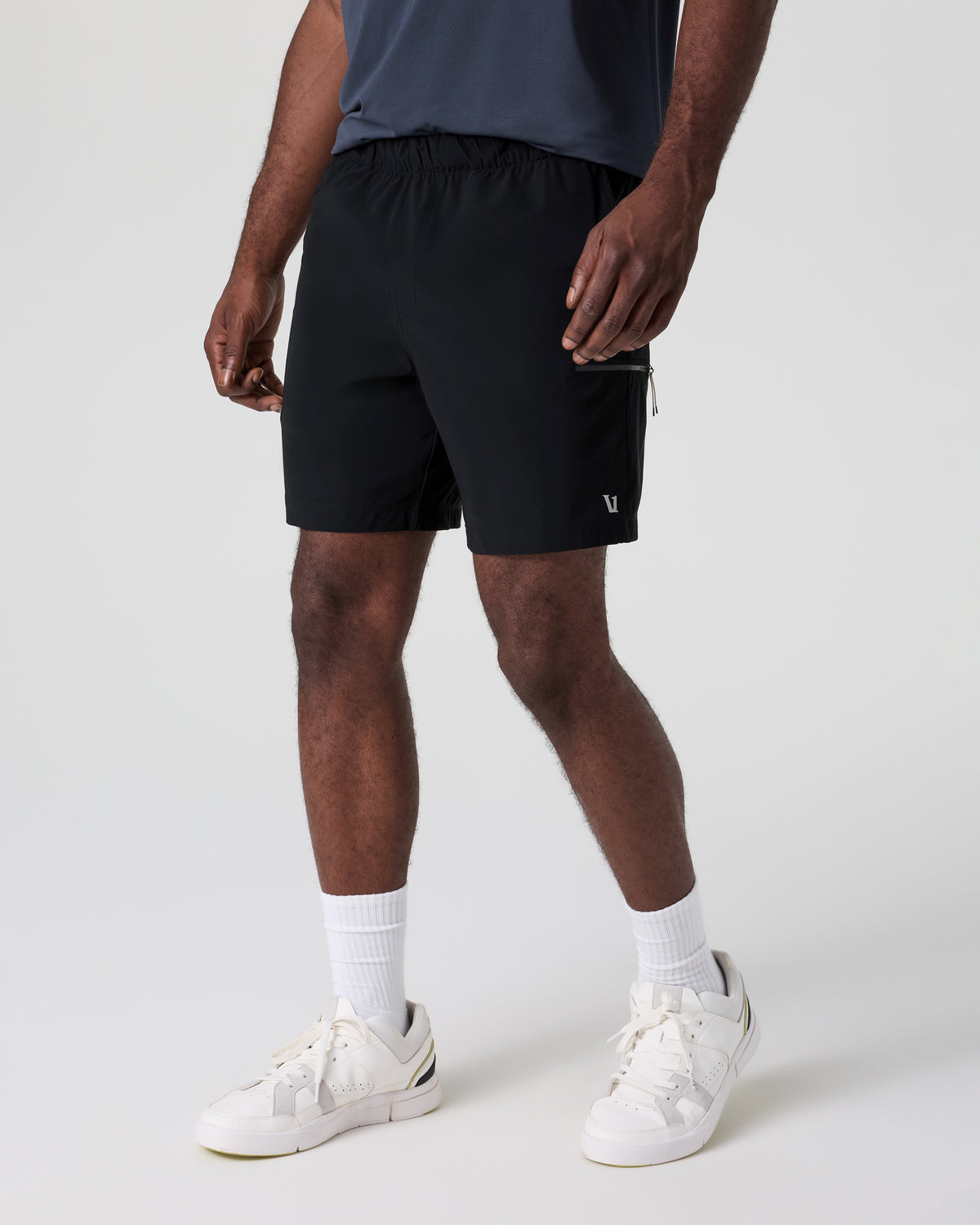 Men Vuori Fleet Sport Short Unlined Classic Fit 7" Black