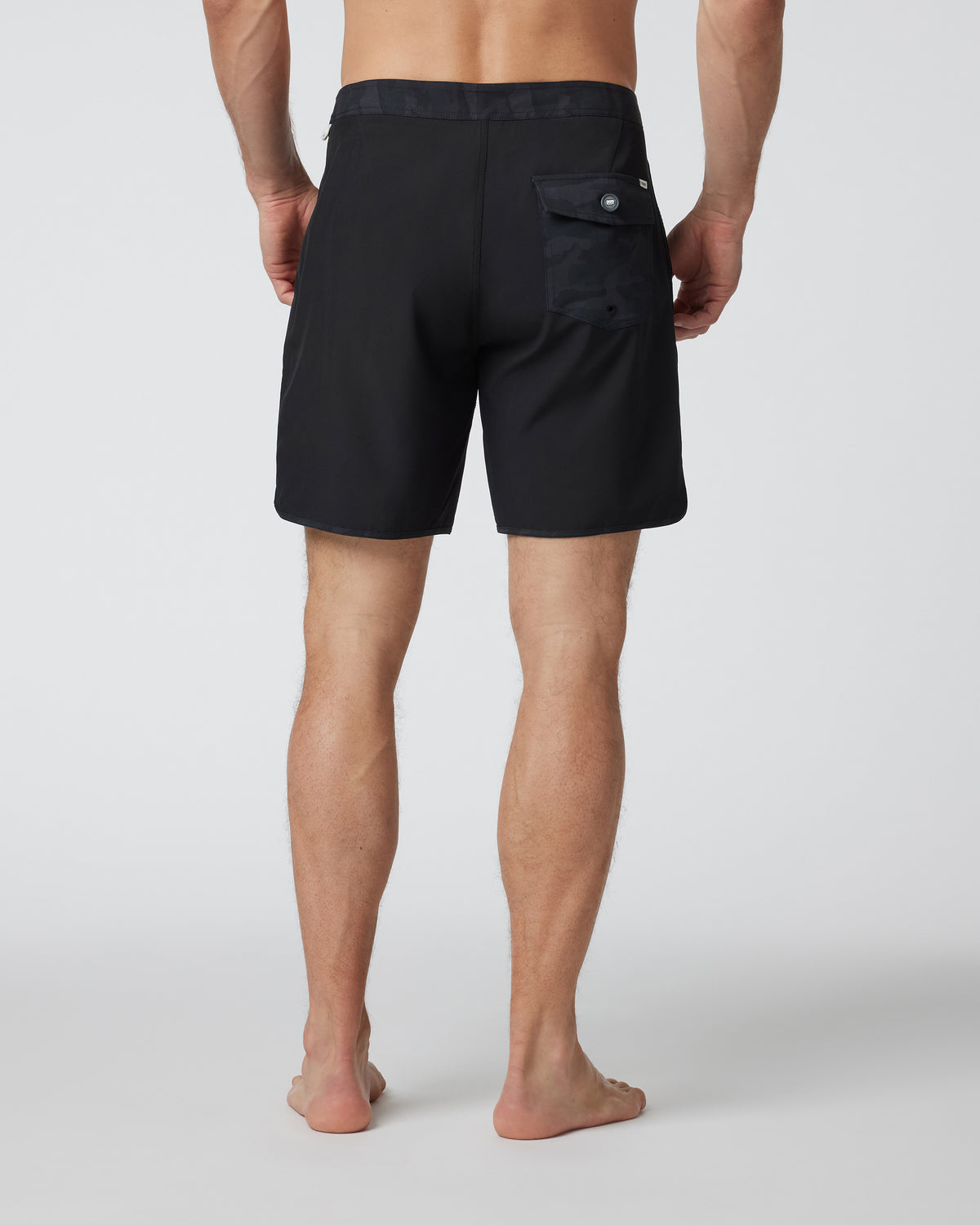 Men Vuori Cruise Boardshort Men's Black Swim Trunks