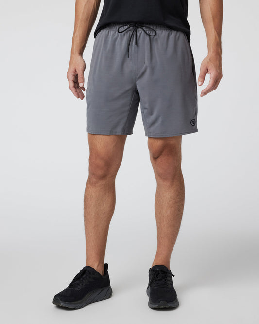 Men Vuori Elevate Kore Short Lined 7" Men's Zinc Performance Shorts