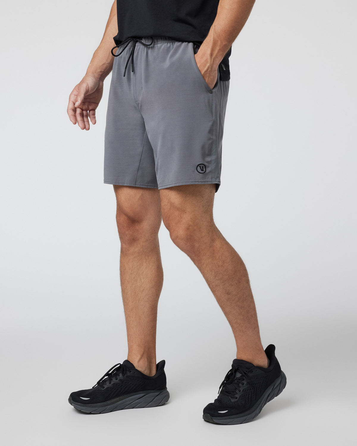 Men Vuori Elevate Kore Short Lined 7" Men's Zinc Performance Shorts