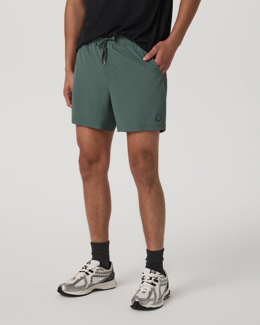 Men Vuori Kore Short Lined 5" Men's Agate Green Athletic Shorts