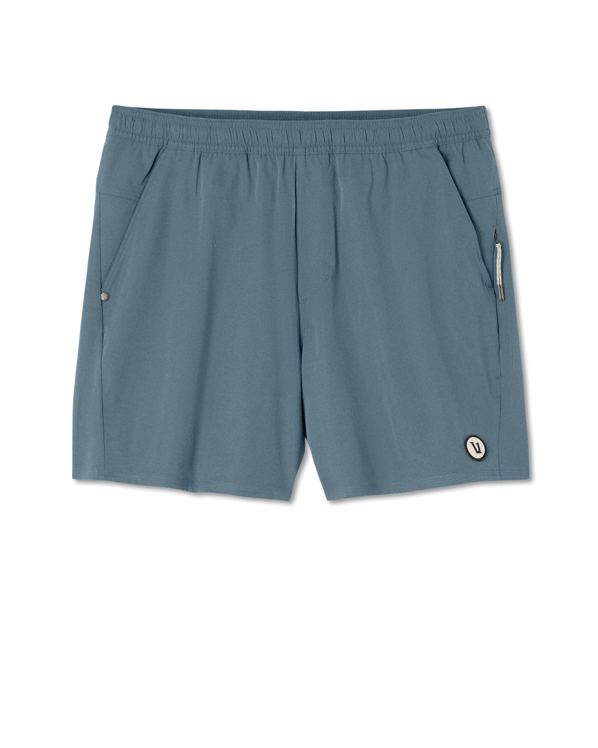 Men Vuori Maverick Volley Short Lined Men's Blue Sea Hybrid Shorts