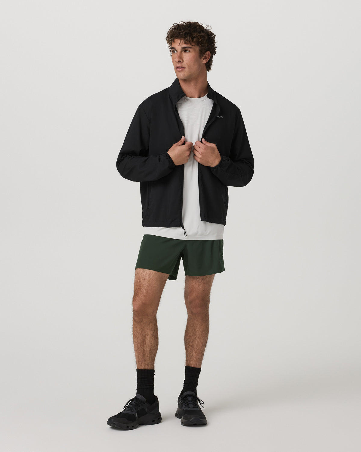 Men Vuori Qualify Short Lined 5" Men's Deep Forest Training Shorts