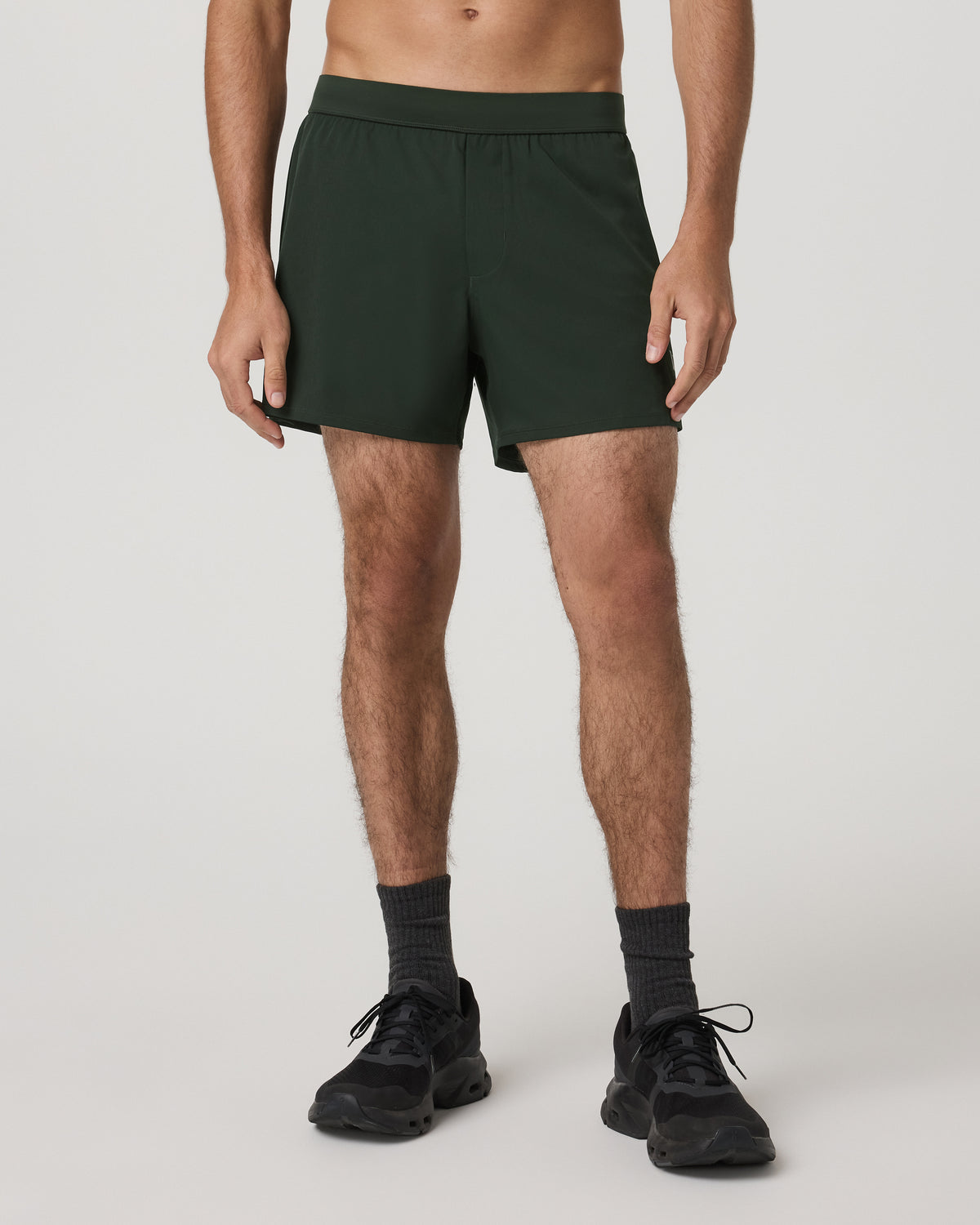 Men Vuori Qualify Short Lined 5" Men's Deep Forest Training Shorts