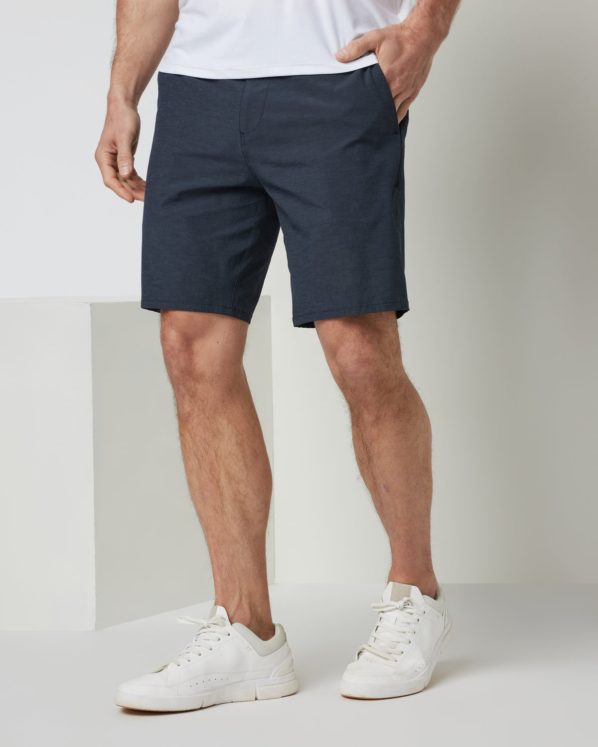 Men Vuori Aim Short Men's Navy Blue Shorts