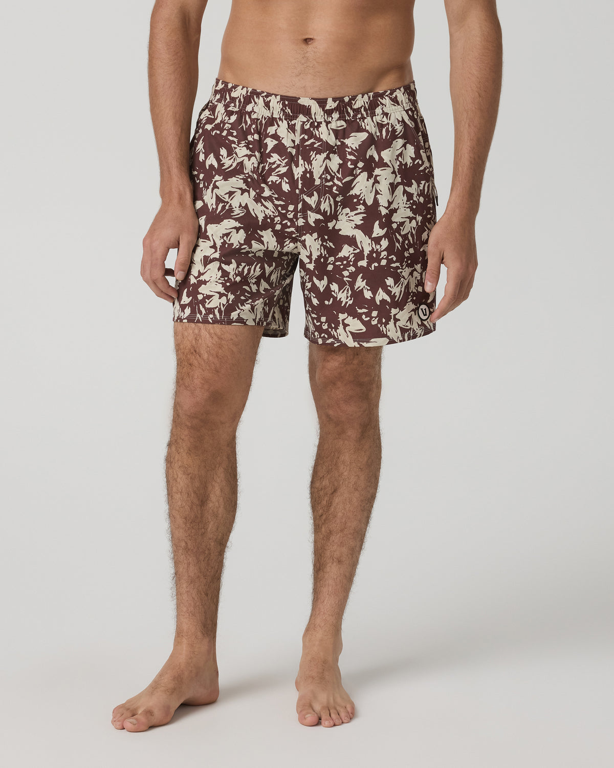 Men Vuori Maverick Volley Short Lined Sable Maui Hybrid Shorts