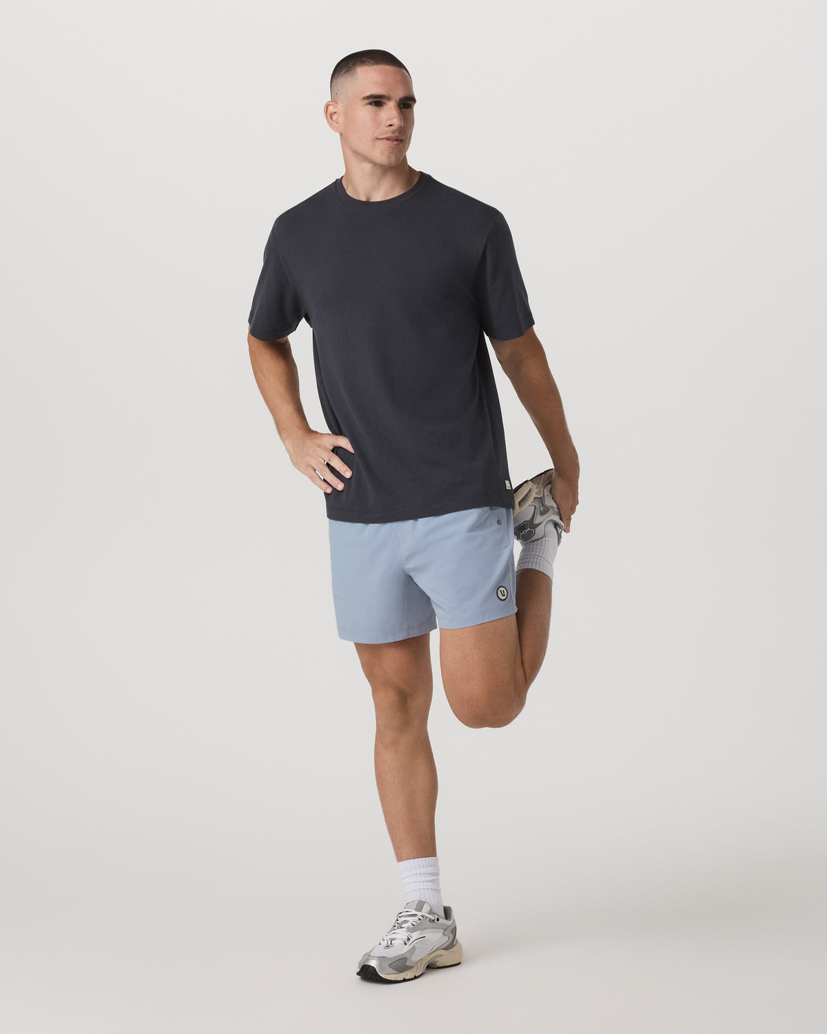 Men Vuori Kore Short Lined 5" Men's Blue Dusk Shorts