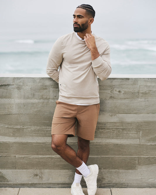 Men Vuori Meta Short 8" Men's Pecan Classic Chino Shorts