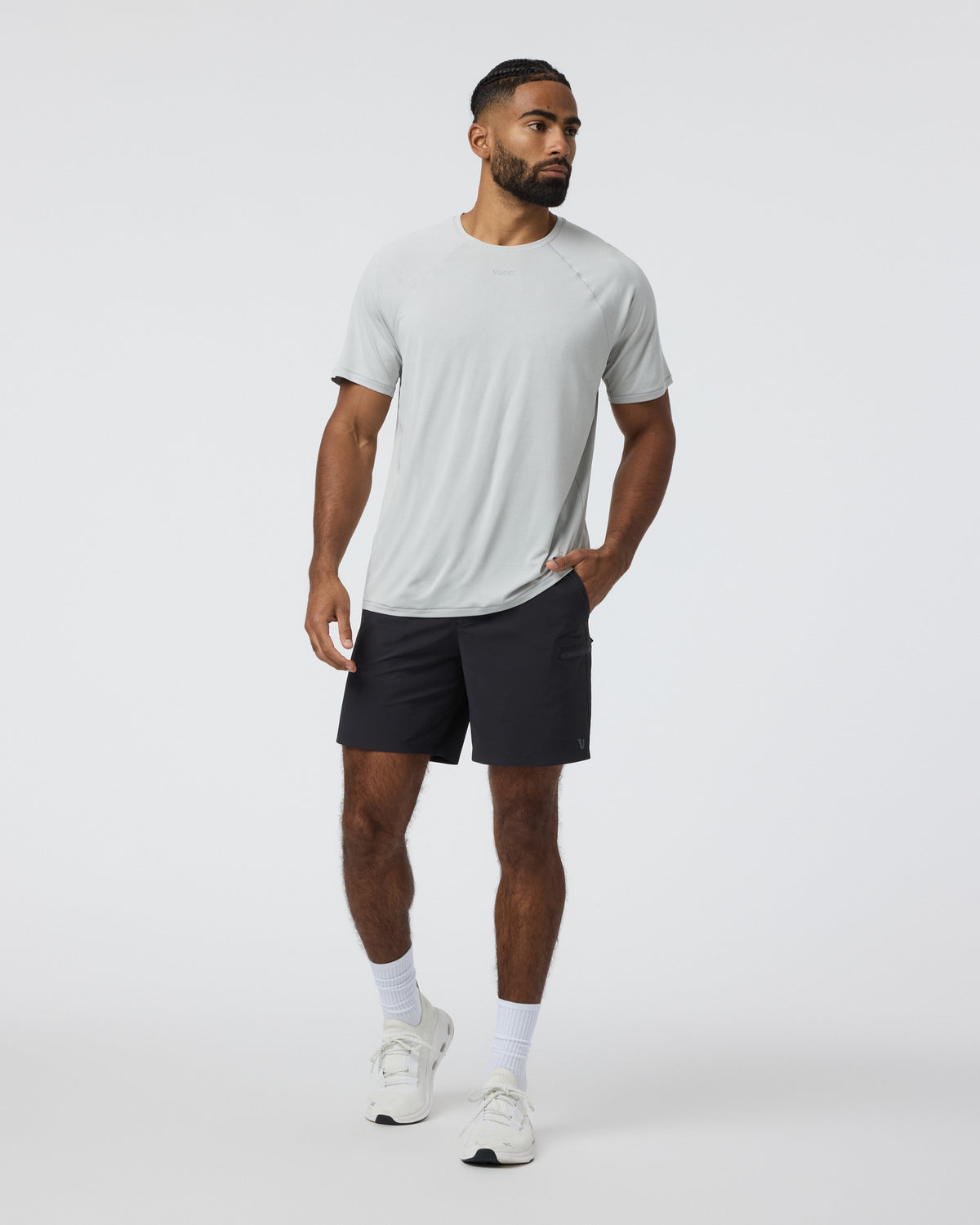 Men Vuori Grafton Short Unlined Classic Fit 7" Black