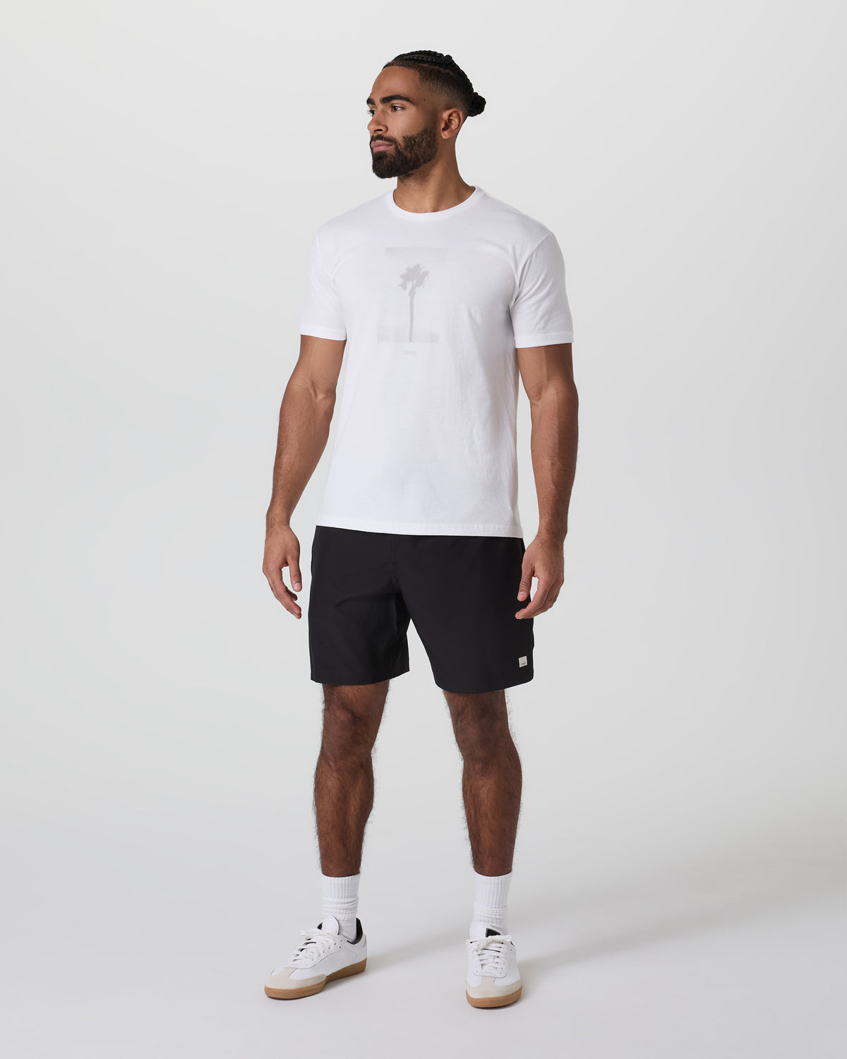 Men Vuori Banks Session Short 7" Black
